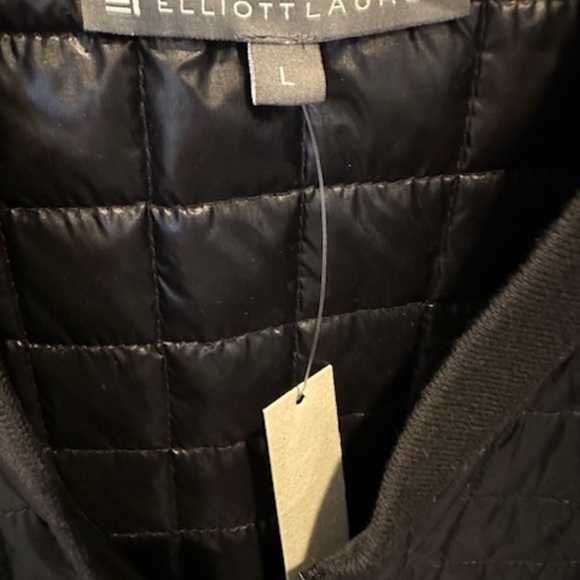 Elliott Lauren women's black quilted jacket in size large. - Picture 3 of 3